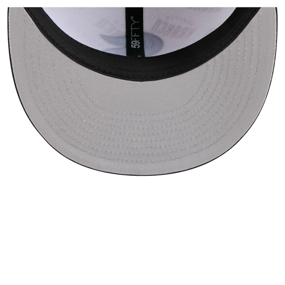 Seattle Kraken New Era Repeat Two-Tone 59FIFTY Fitted Hat White/Deep Sea Blue