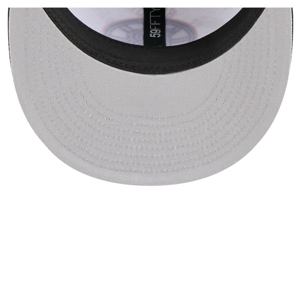 Boston Bruins New Era Repeat Two-Tone 59FIFTY Fitted Hat White/Black