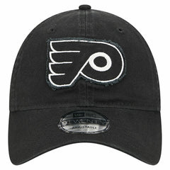 Philadelphia Flyers - New Era Stamp Fabric Applique 9TWENTY Adjustable Hat Black