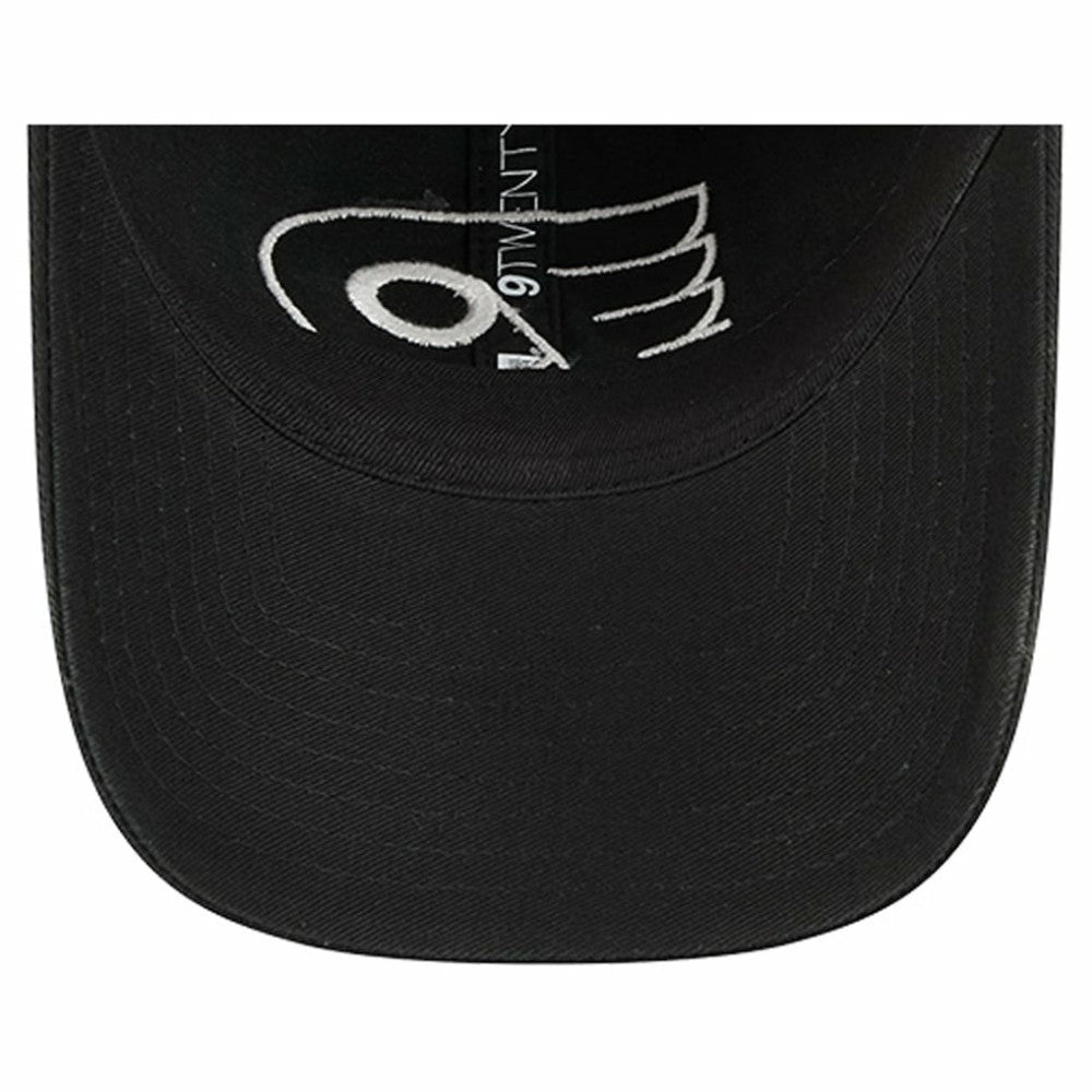 Philadelphia Flyers - New Era Stamp Fabric Applique 9TWENTY Adjustable Hat Black