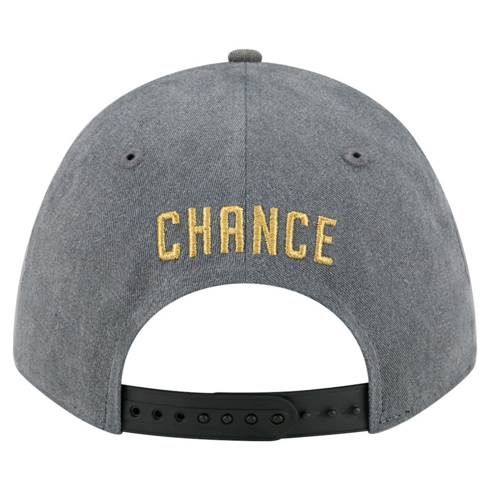 Vegas Golden Knights New Era Mascot 2-Tone 9FORTY Adjustable Hat Charcoal/Black