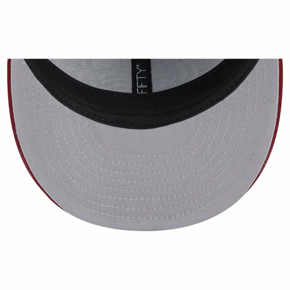 Colorado Avalanche - New Era Wool Pin Low Profile 9FIFTY Snapback Hat Gray/Burgundy