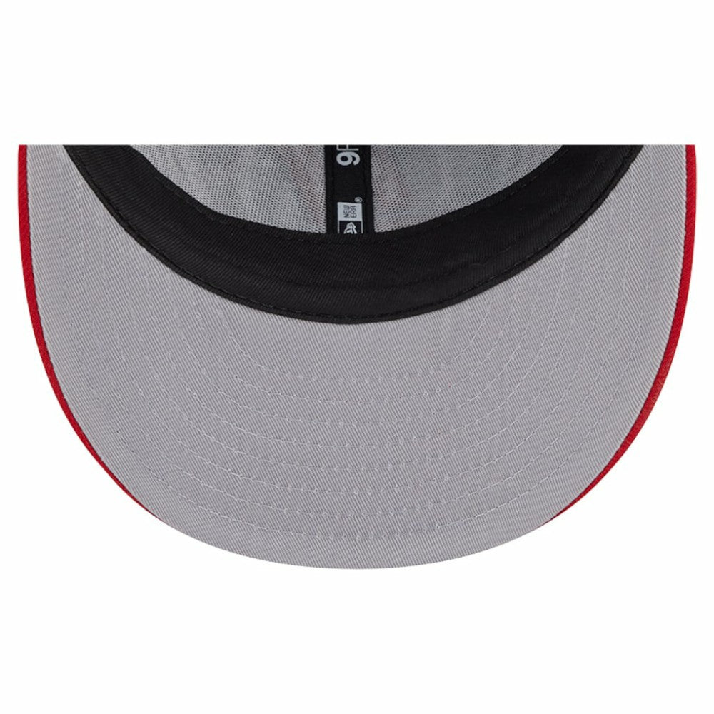 New Jersey Devils - New Era Wool Pin Low Profile 9FIFTY Snapback Hat Gray/Red
