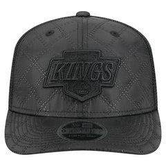 Los Angeles Kings - New Era Quilted Nylon 9SEVENTY Adjustable Trucker Hat Black