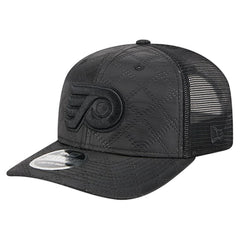 Philadelphia Flyers - New Era Quilted Nylon 9SEVENTY Adjustable Trucker Hat Black