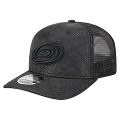 Carolina Hurricanes - New Era Quilted Nylon 9SEVENTY Adjustable Trucker Hat Black