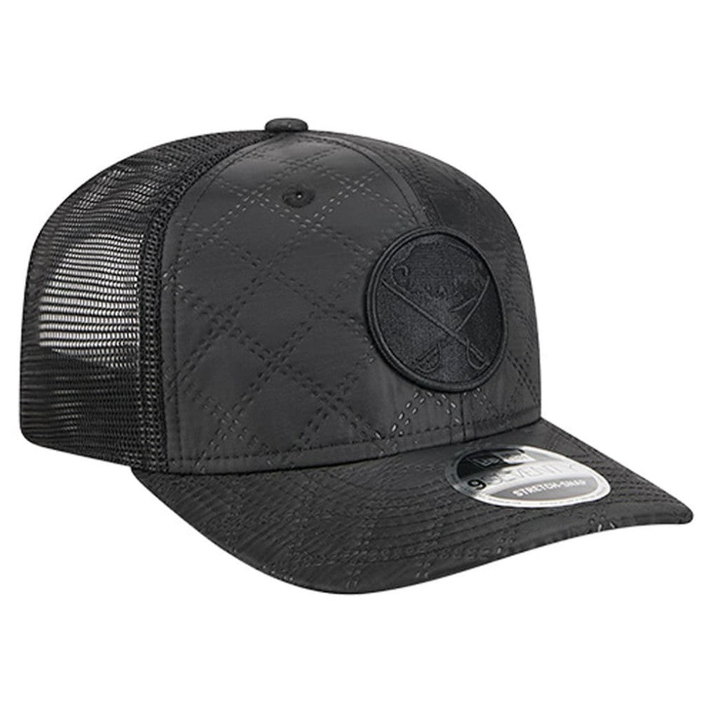 Buffalo Sabres - New Era Quilted Nylon 9SEVENTY Adjustable Trucker Hat Black