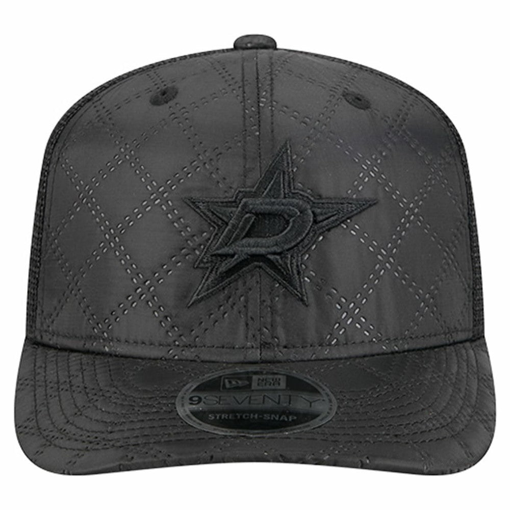 Dallas Stars - New Era Quilted Nylon 9SEVENTY Adjustable Trucker Hat Black