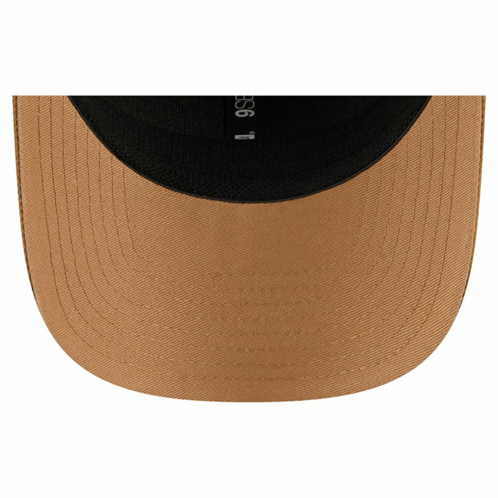 New York Rangers New Era Two-Tone Trucker 9SEVENTY Stretch Snap Adjustable Hat Tan/Light Brown