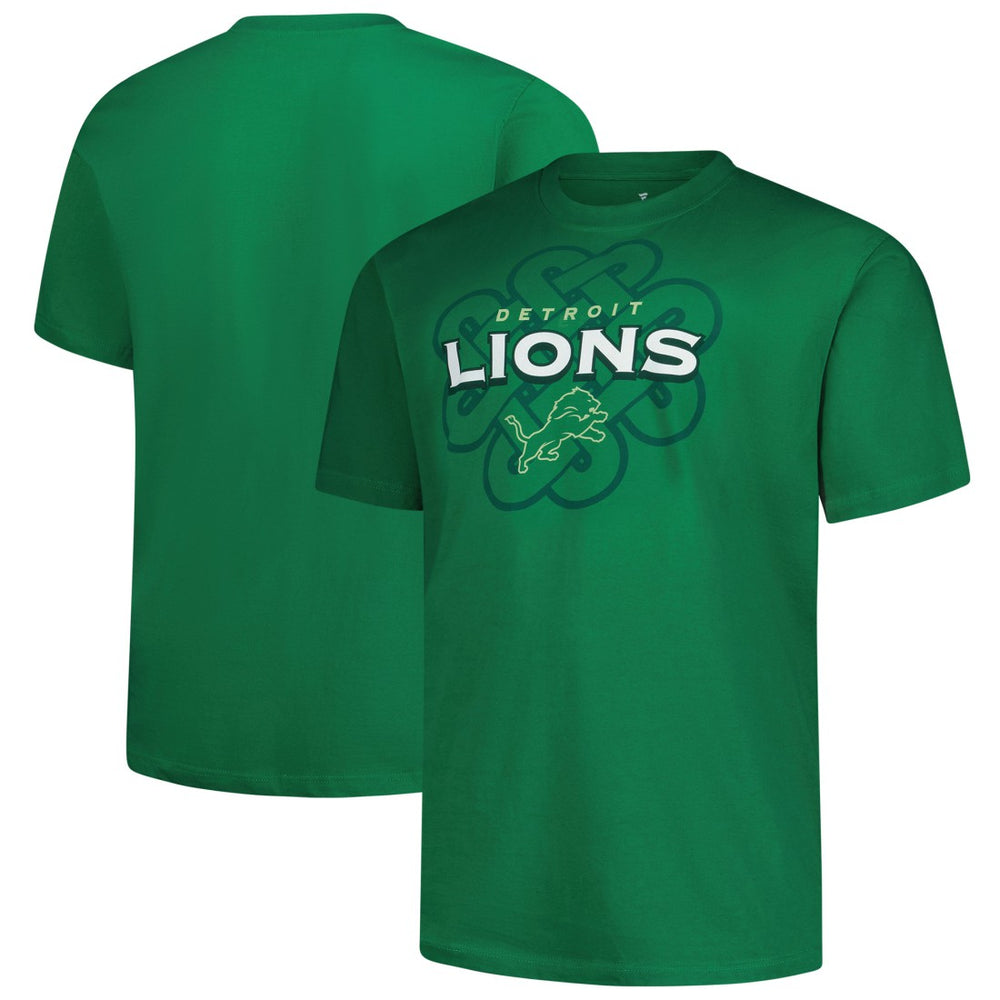 Detroit Lions Big & Tall Celtic T-Shirt Kelly Green - Fanatics