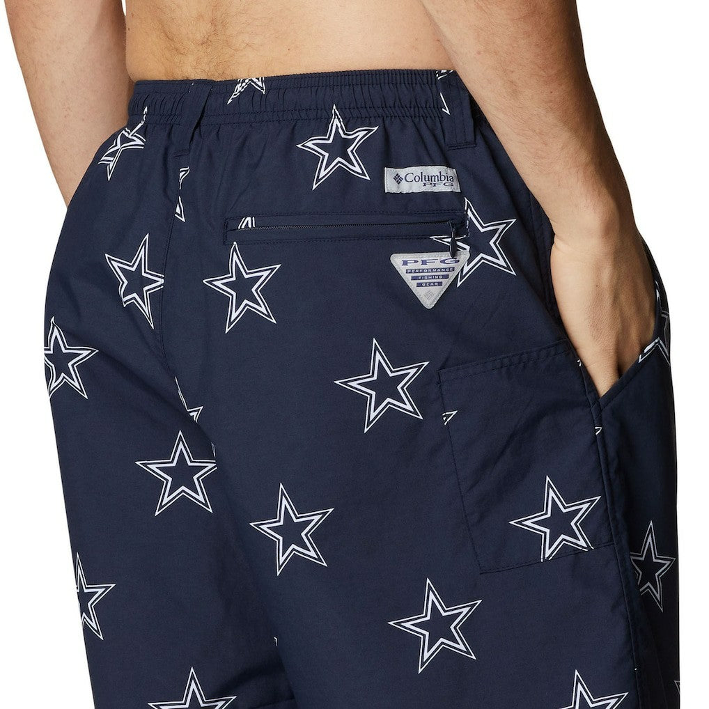 Dallas Cowboys Backcast III Printed Shorts Navy - Columbia
