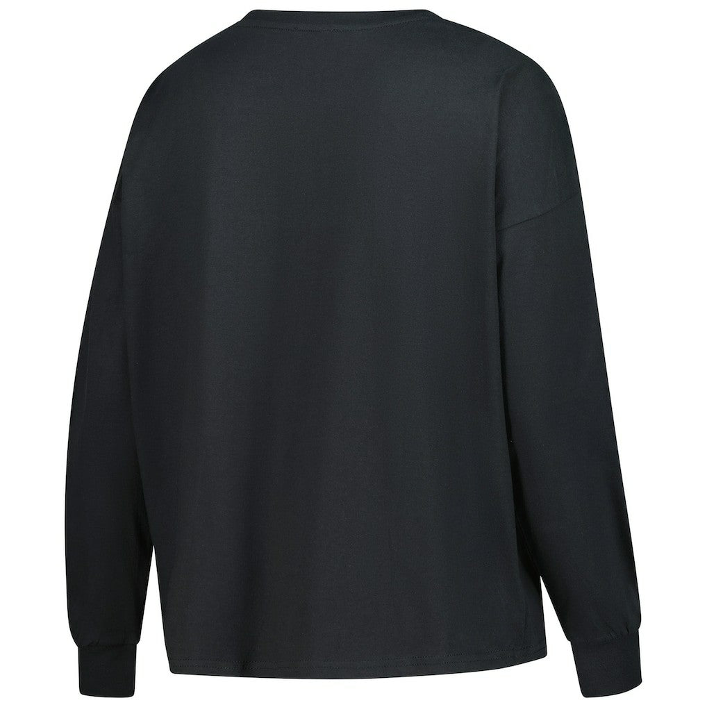 Minnesota Vikings '47 Women's Plus Size Muse Sydney Long Sleeve T-Shirt Black - 47 brand