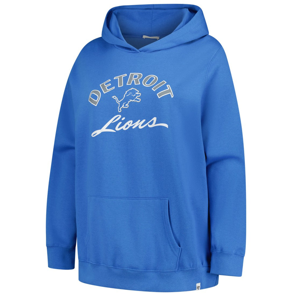 Detroit Lions '47 Women's Plus Size Whirlwind Naomi Hoodie Blue - 47 brand