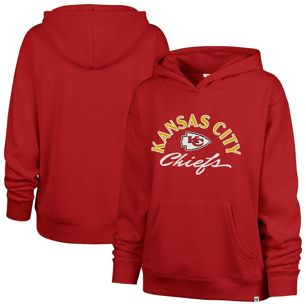 Kansas City Chiefs '47 Women's Plus Size Whirlwind Naomi Hoodie Red - 47 brand