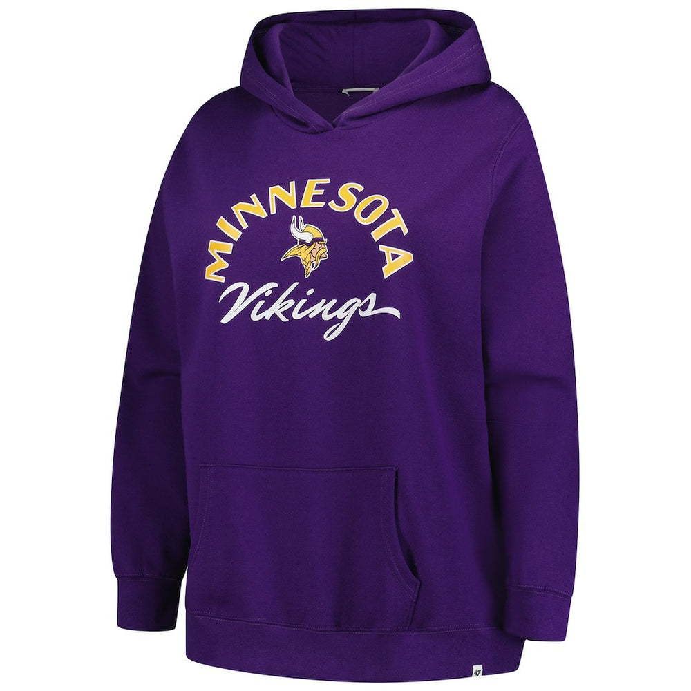Minnesota Vikings '47 Women's Plus Size Whirlwind Naomi Hoodie Purple - 47 brand