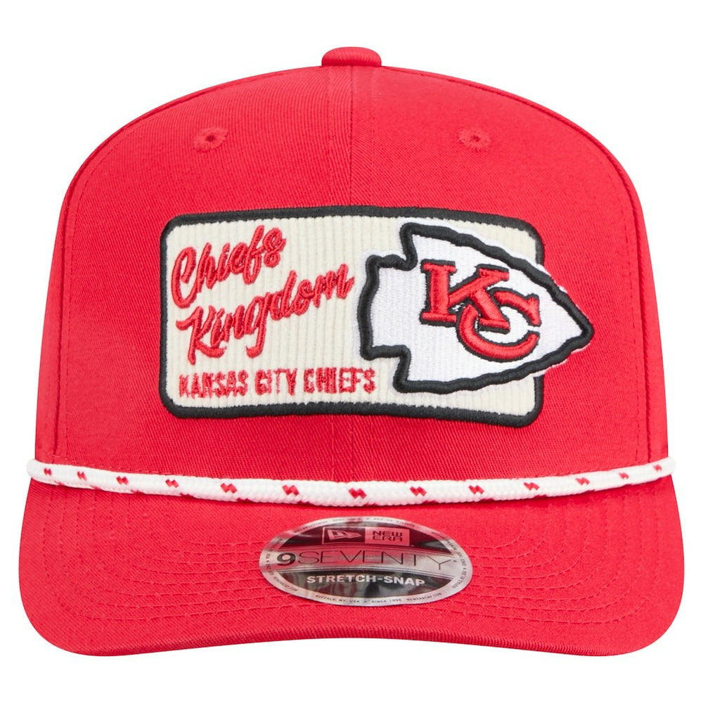 Kansas City Chiefs New Era Chant 9SEVENTY Stretch-Snap Hat Red - NFL