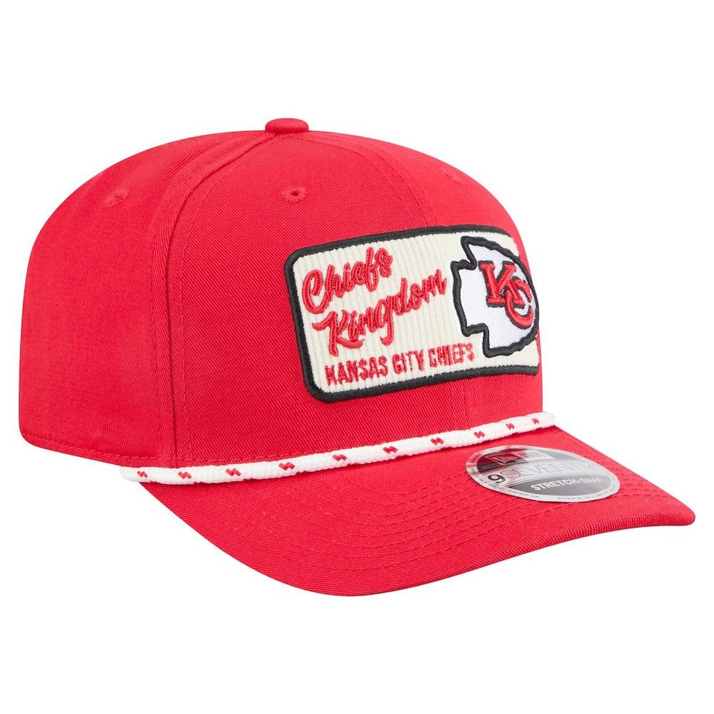 Kansas City Chiefs New Era Chant 9SEVENTY Stretch-Snap Hat Red - NFL