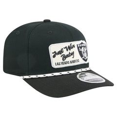 Las Vegas Raiders New Era Chant 9SEVENTY Stretch-Snap Hat Black - NFL
