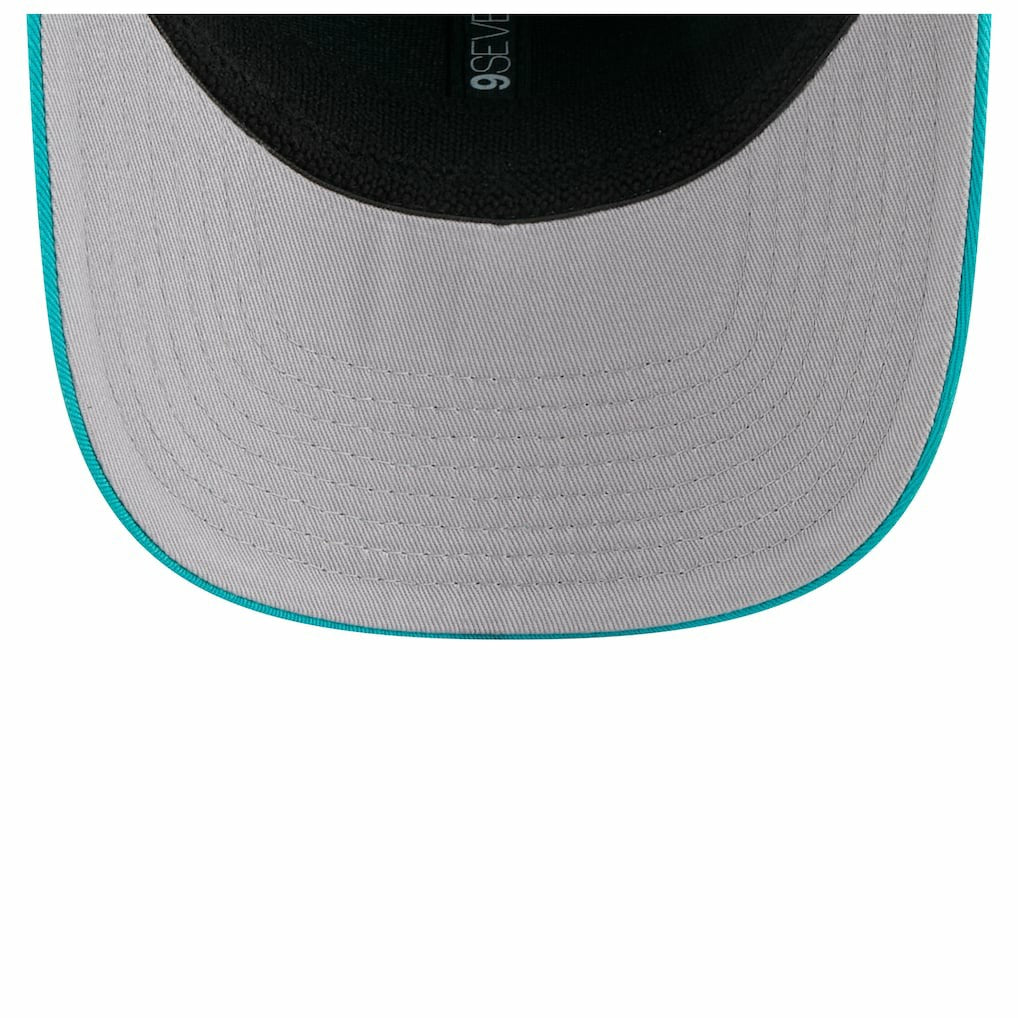 Miami Dolphins New Era Chant 9SEVENTY Stretch-Snap Hat Aqua - NFL