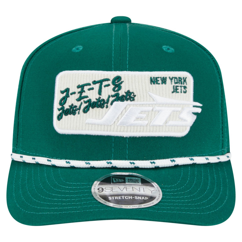 New York Jets New Era Chant 9SEVENTY Stretch-Snap Hat Green - NFL