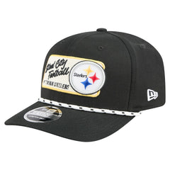 Pittsburgh Steelers New Era Chant 9SEVENTY Stretch-Snap Hat Black - NFL