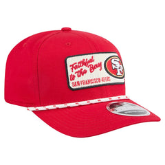 San Francisco 49ers New Era Chant 9SEVENTY Stretch-Snap Hat Scarlet - NFL