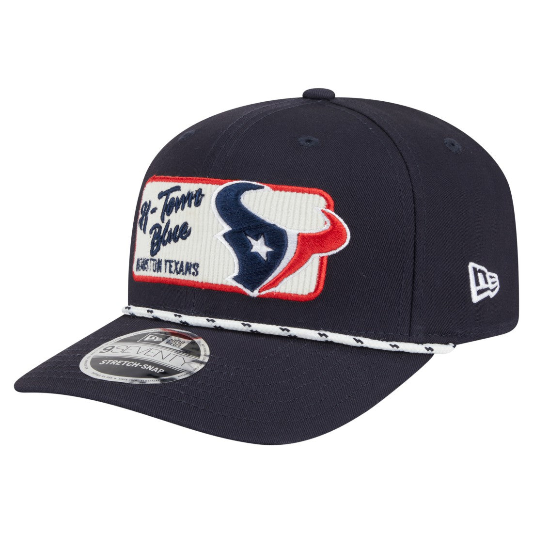 Houston Texans New Era Chant 9SEVENTY Stretch-Snap Hat Navy - NFL