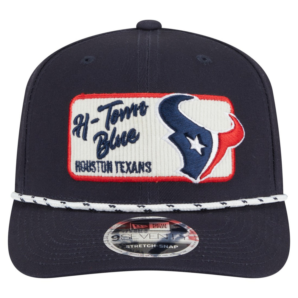 Houston Texans New Era Chant 9SEVENTY Stretch-Snap Hat Navy - NFL