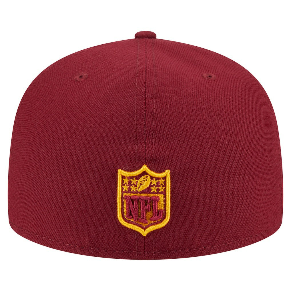 Washington Commanders New Era Oversized 59FIFTY Fitted Hat Burgundy - NFL