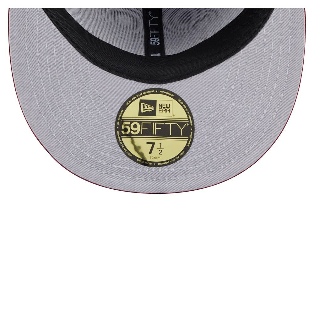 Washington Commanders New Era Oversized 59FIFTY Fitted Hat Burgundy - NFL