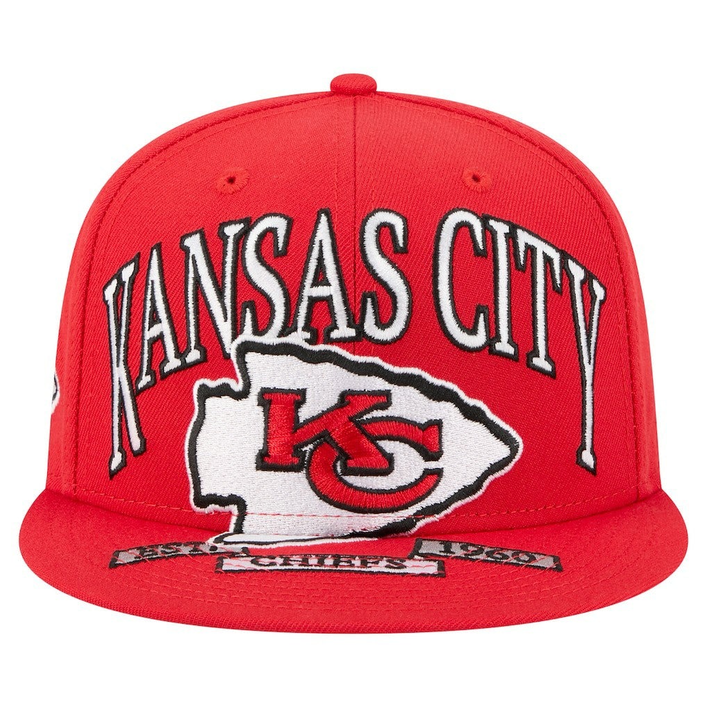 Kansas City Chiefs New Era Oversized 59FIFTY Fitted Hat Red - NFL