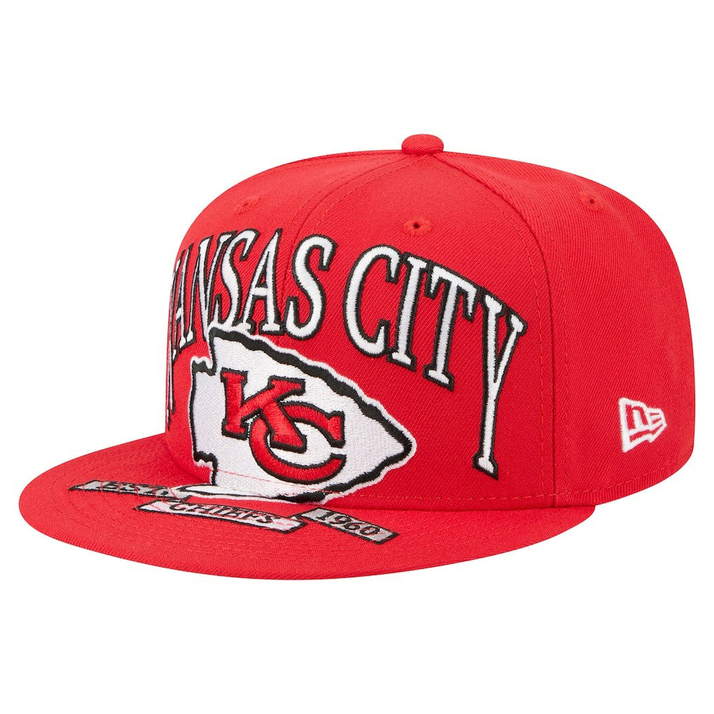 Kansas City Chiefs New Era Oversized 59FIFTY Fitted Hat Red - NFL