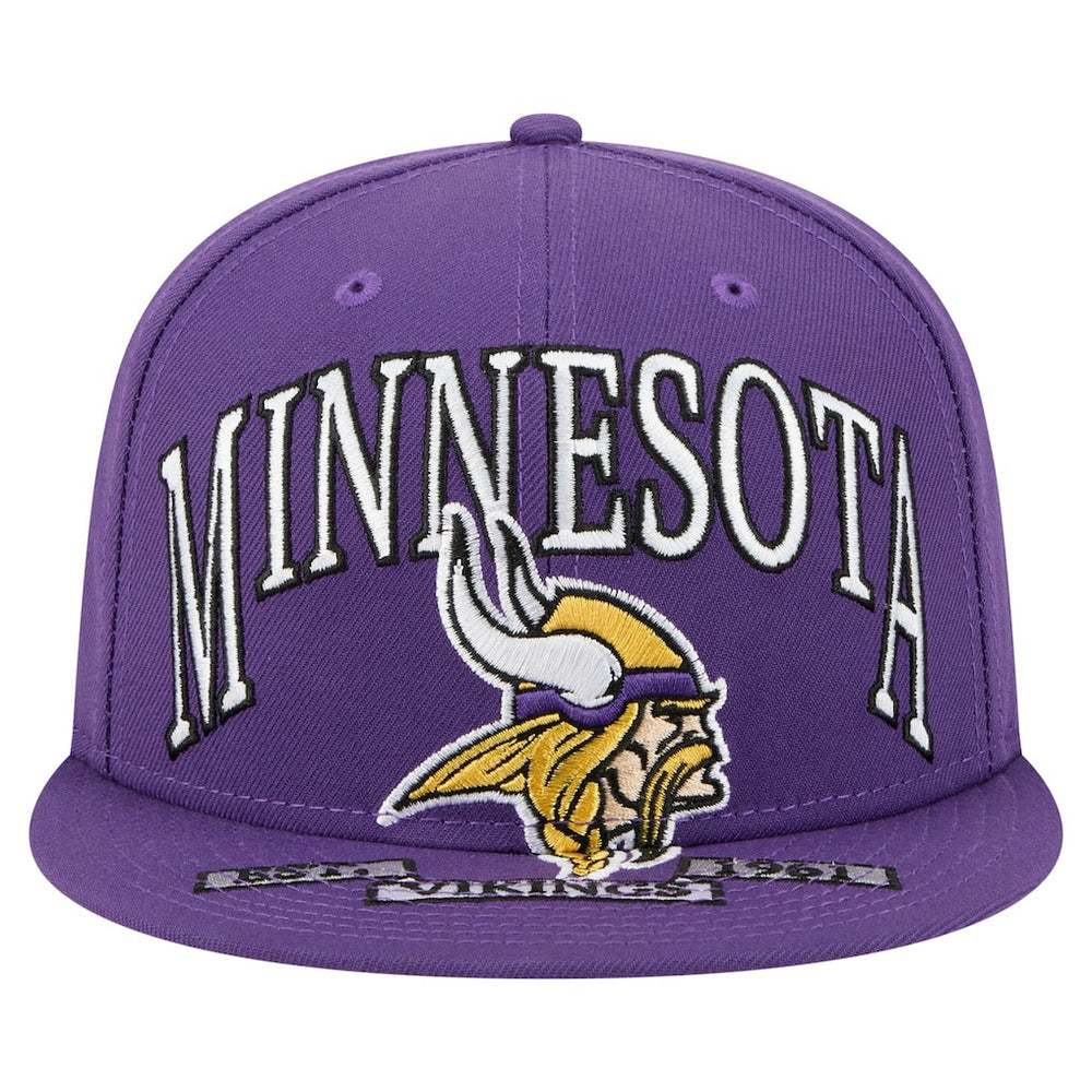 Minnesota Vikings New Era Oversized 59FIFTY Fitted Hat Purple - NFL