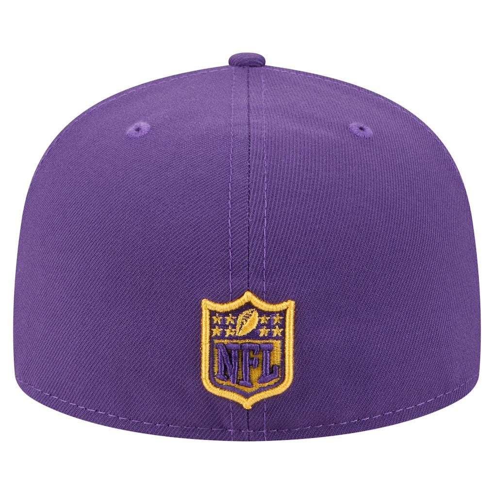 Minnesota Vikings New Era Oversized 59FIFTY Fitted Hat Purple - NFL