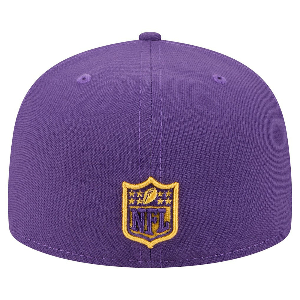 Minnesota Vikings New Era Oversized 59FIFTY Fitted Hat Purple - NFL