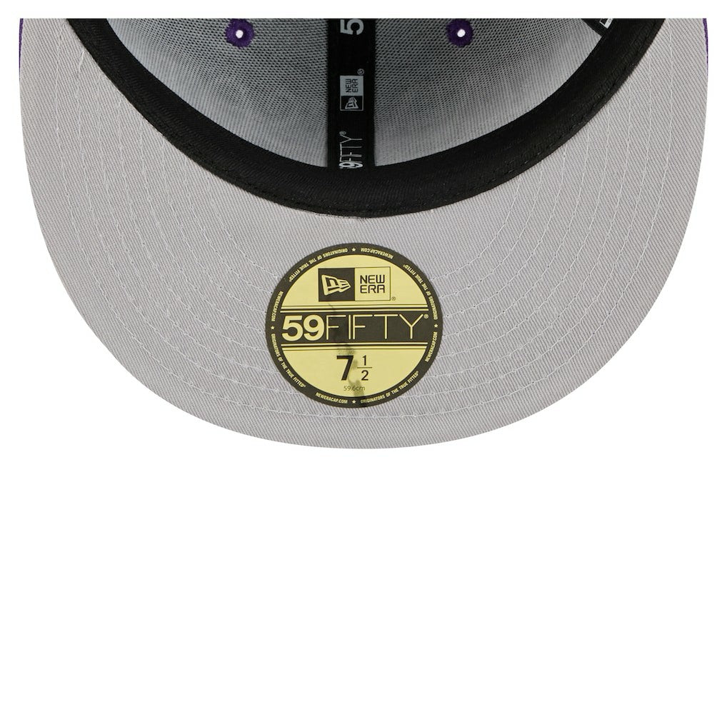 Minnesota Vikings New Era Oversized 59FIFTY Fitted Hat Purple - NFL
