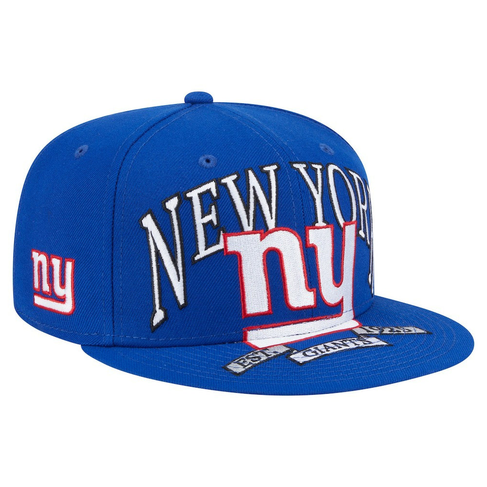 New York Giants New Era Oversized 59FIFTY Fitted Hat Royal - NFL