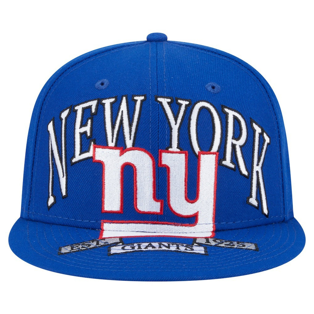New York Giants New Era Oversized 59FIFTY Fitted Hat Royal - NFL