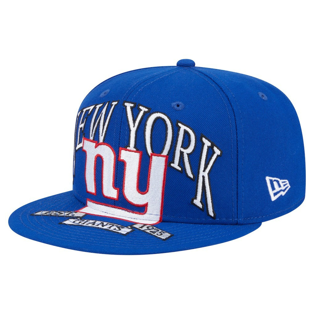 New York Giants New Era Oversized 59FIFTY Fitted Hat Royal - NFL