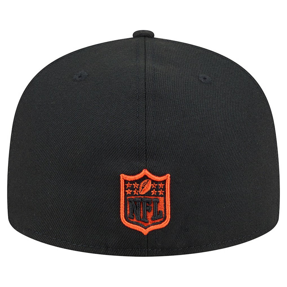 Cincinnati Bengals New Era Head Oversized 59FIFTY Fitted Hat Black - NFL