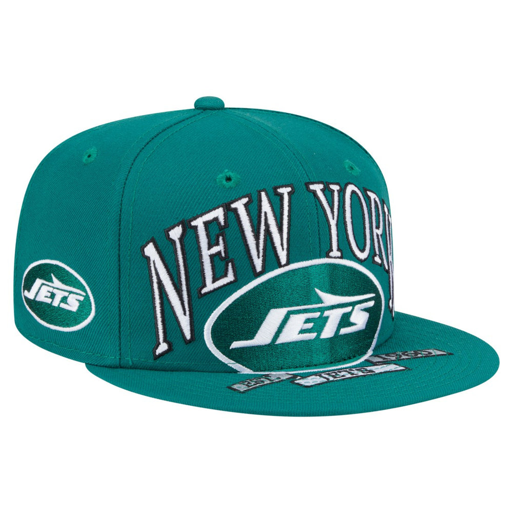 New York Jets New Era Oversized 59FIFTY Fitted Hat Green - NFL