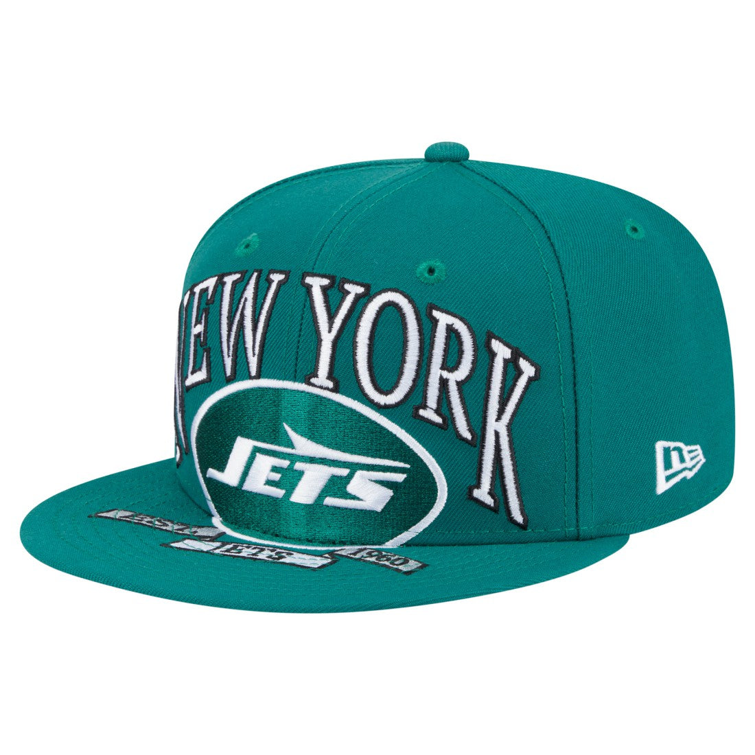 New York Jets New Era Oversized 59FIFTY Fitted Hat Green - NFL