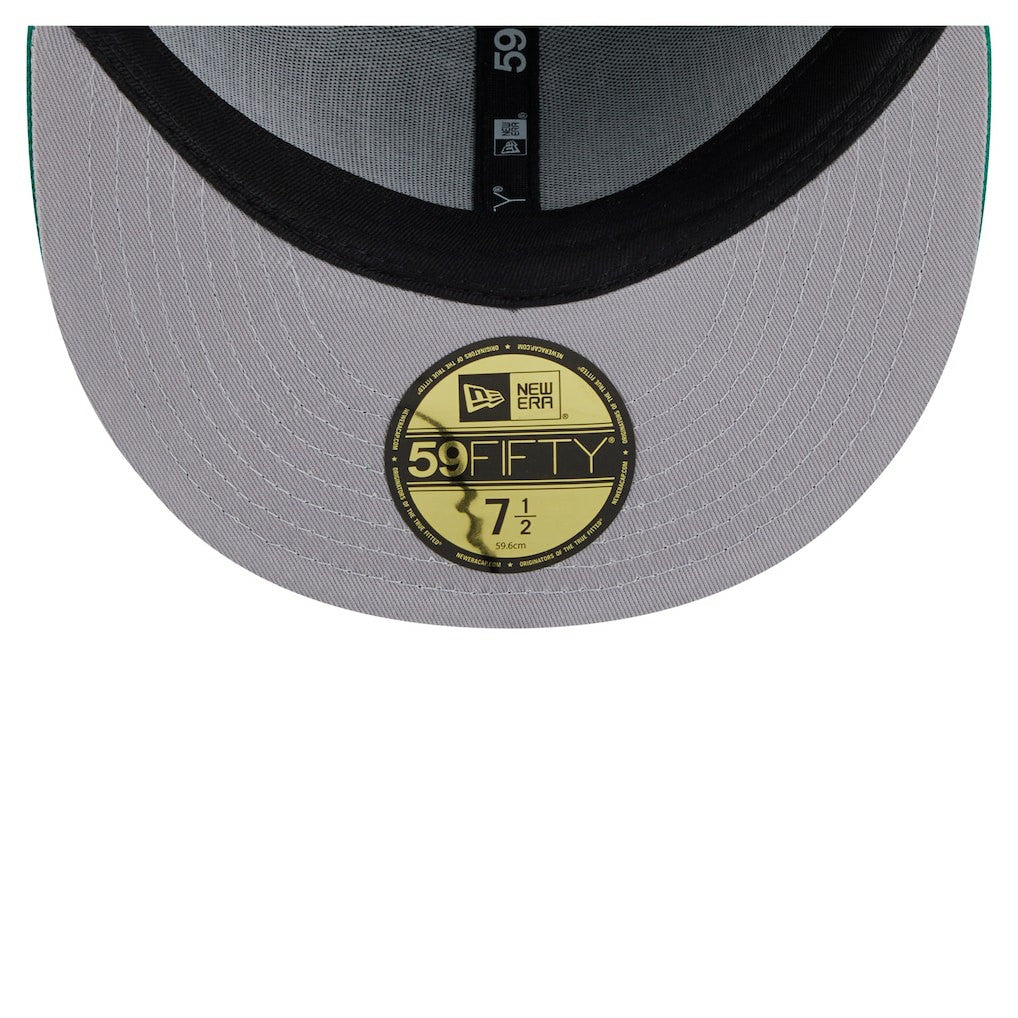 Philadelphia Eagles New Era Throwback Oversized 59FIFTY Fitted Hat Kelly Green - NFL