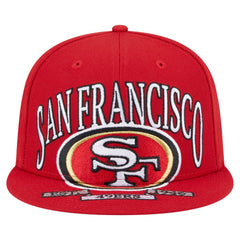 San Francisco 49ers New Era Oversized 59FIFTY Fitted Hat Scarlet - NFL