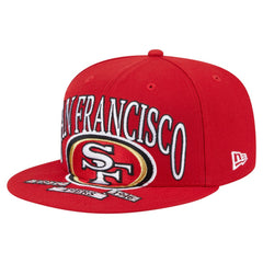 San Francisco 49ers New Era Oversized 59FIFTY Fitted Hat Scarlet - NFL