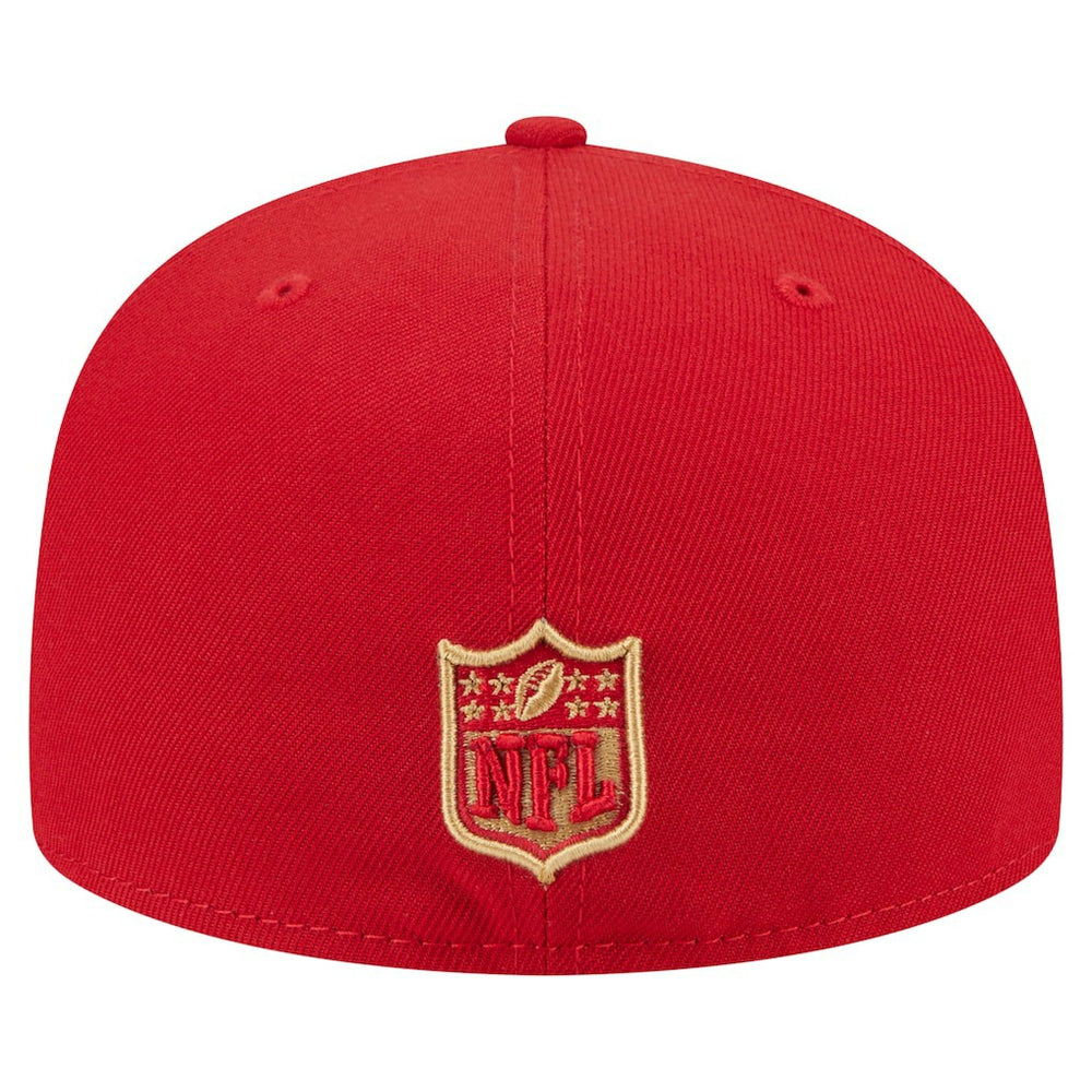 San Francisco 49ers New Era Oversized 59FIFTY Fitted Hat Scarlet - NFL