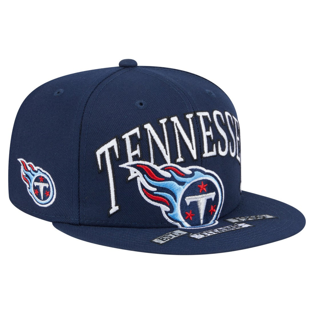 Tennessee Titans New Era Oversized 59FIFTY Fitted Hat Navy - NFL