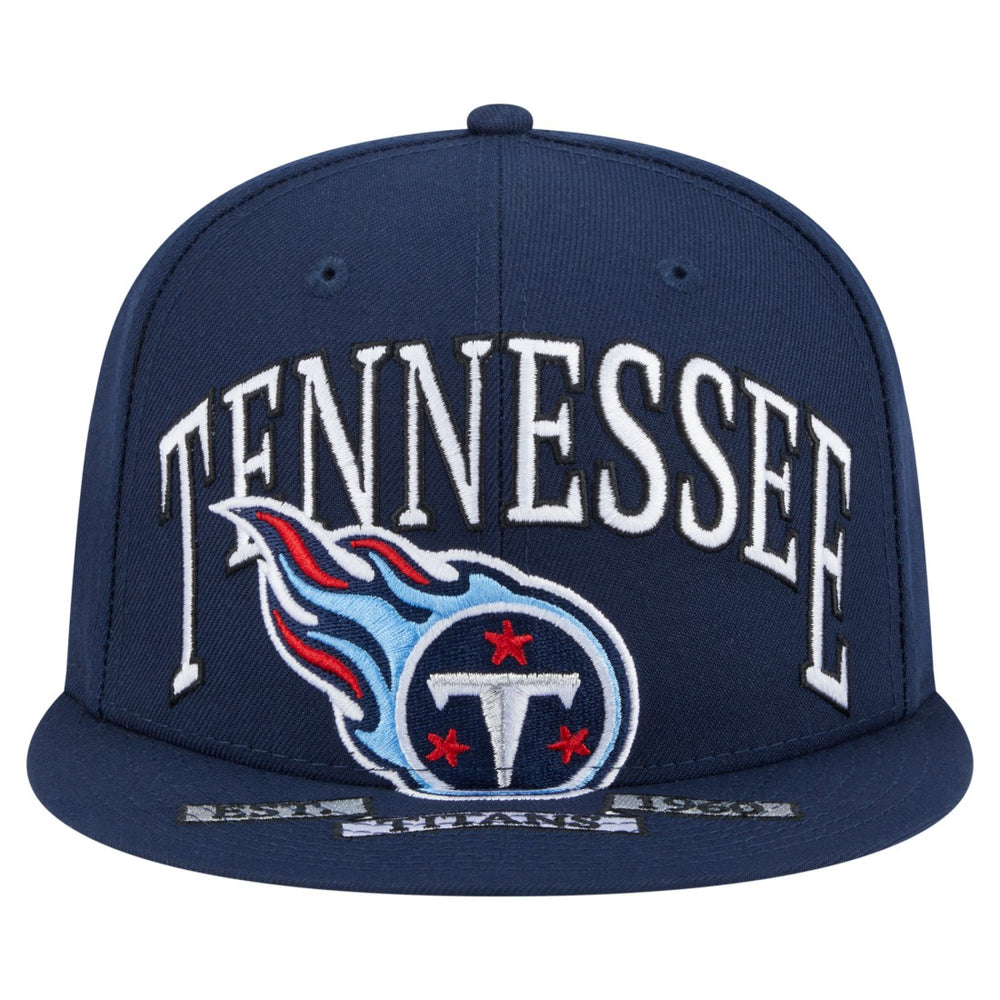 Tennessee Titans New Era Oversized 59FIFTY Fitted Hat Navy - NFL