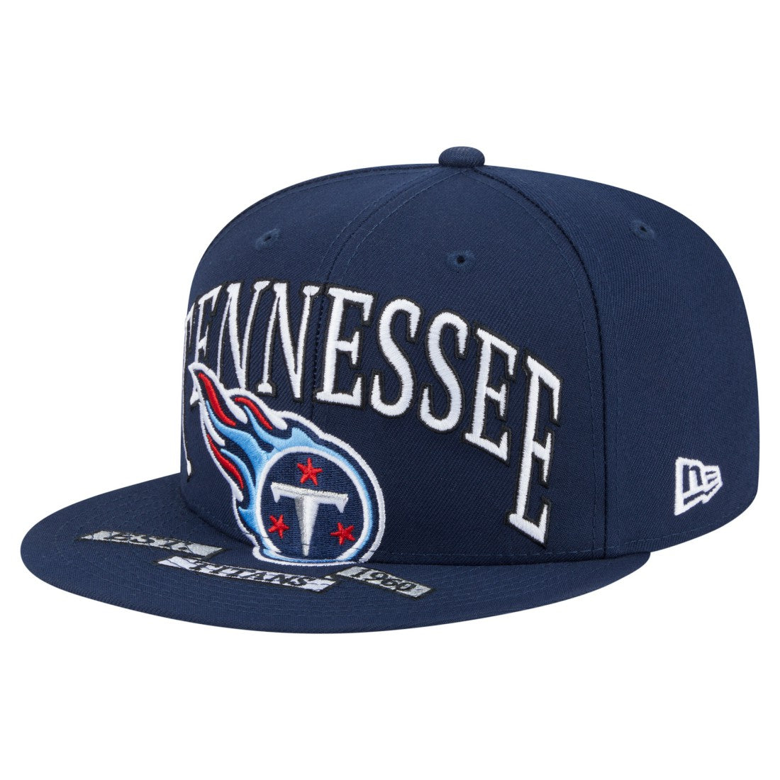 Tennessee Titans New Era Oversized 59FIFTY Fitted Hat Navy - NFL