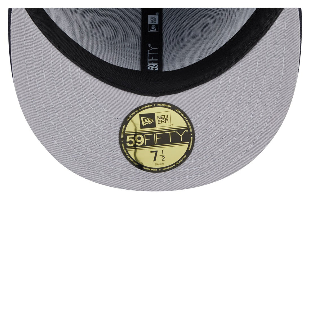 Houston Texans New Era Oversized 59FIFTY Fitted Hat Navy - NFL